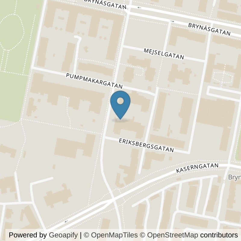 Map: location of Member 24 Gävle Brynäs Centrum in Gävle
