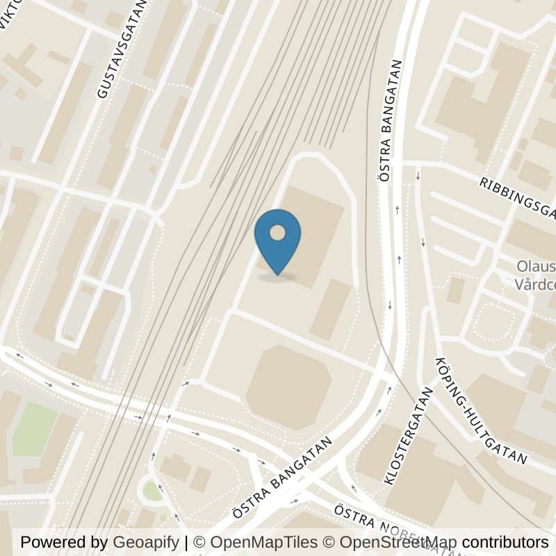Map: location of Member 24 Örebro Central in Örebro