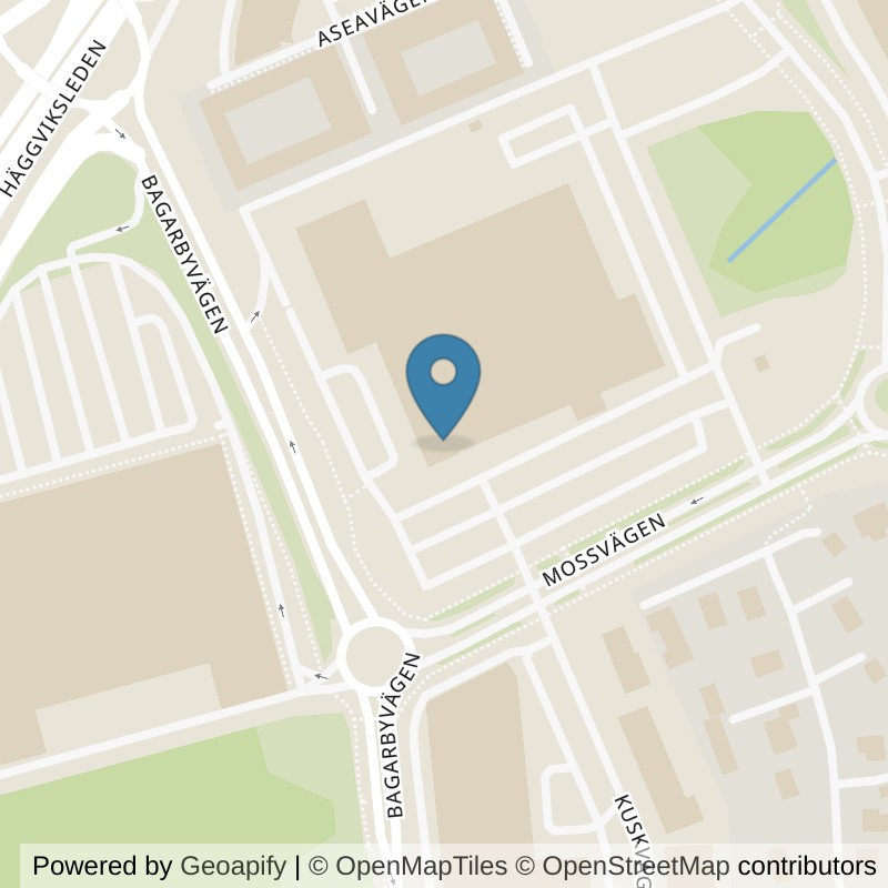 Map: location of Member 24 Stockholm Häggvik in Stockholm