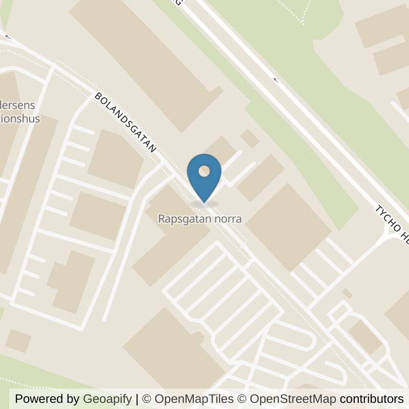 Map: location of Member 24 Uppsala BOLÄNDERNA in Uppsala