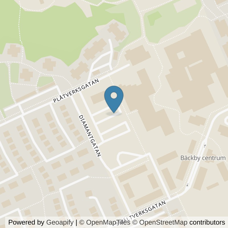 Map: location of Member 24 Västerås Bäckby in Västerås