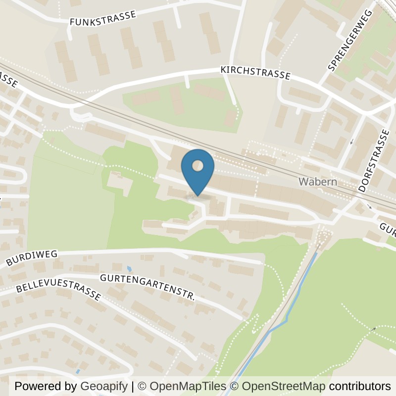 Map: location of MK Fitness in Wabern bei Bern
