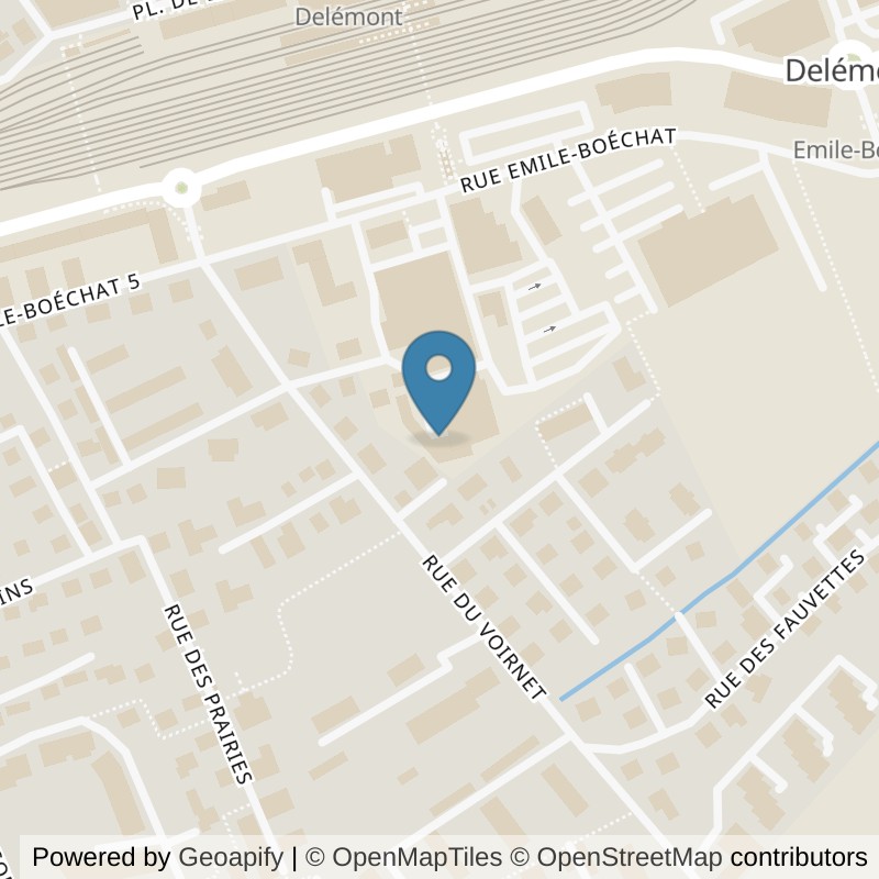 Map: location of MLsportcoaching in Delémont