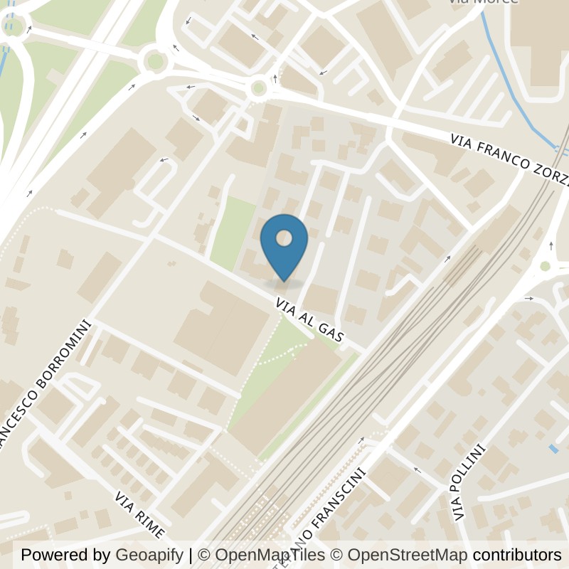 Map: location of Momo Factory Gym Sagl in Mendrisio