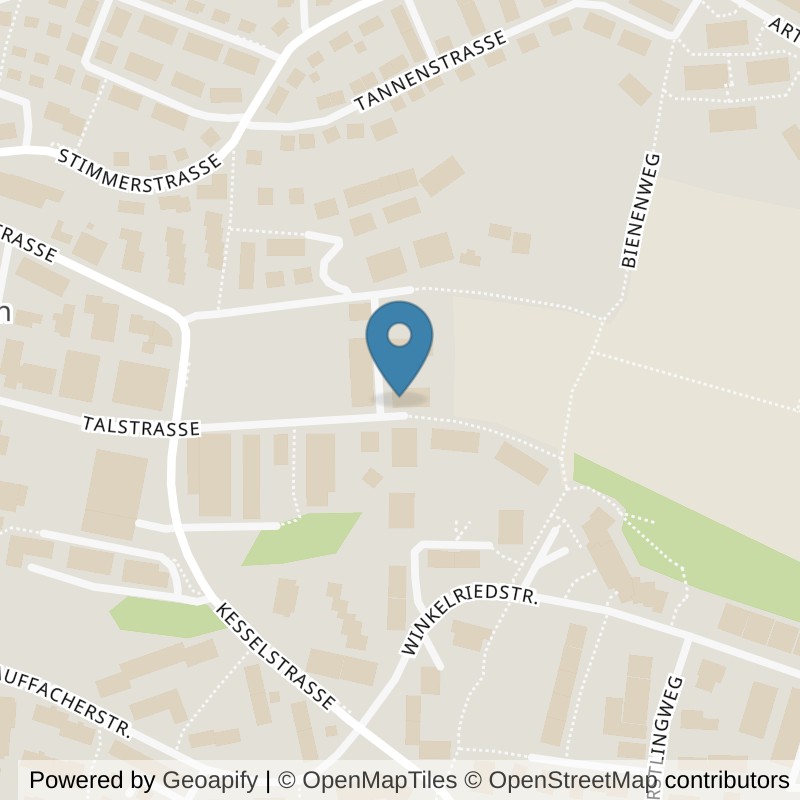 Map: location of Monkey Gym in Schaffhausen