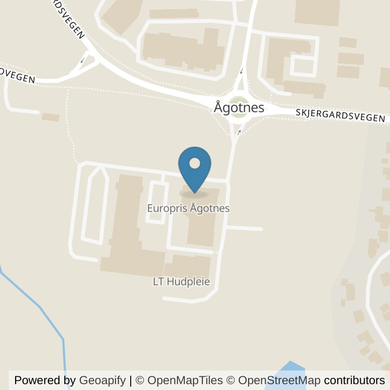Map: location of MOVA Ågotnes in Agotnes