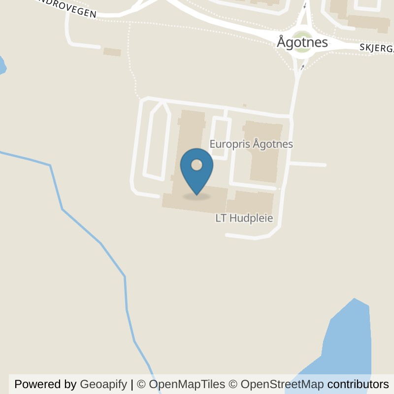 Map: location of MOVA Ågotnes Torg in Agotnes