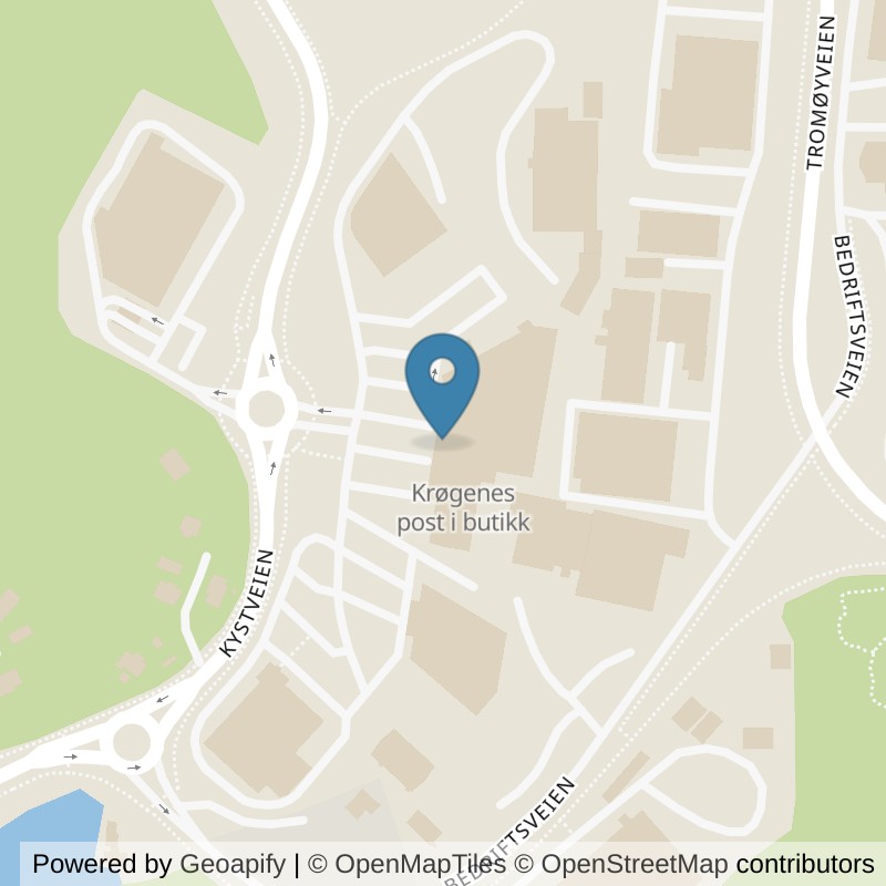 Map: location of MOVA Krøgenes in Arendal