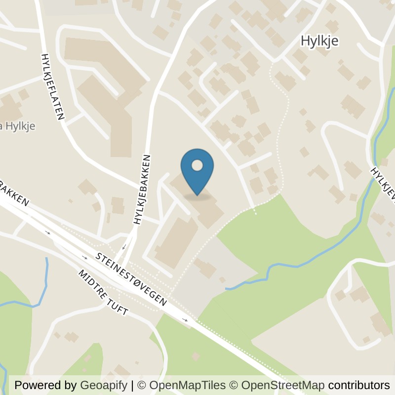 Map: location of MOVA Hylkje in Bergen