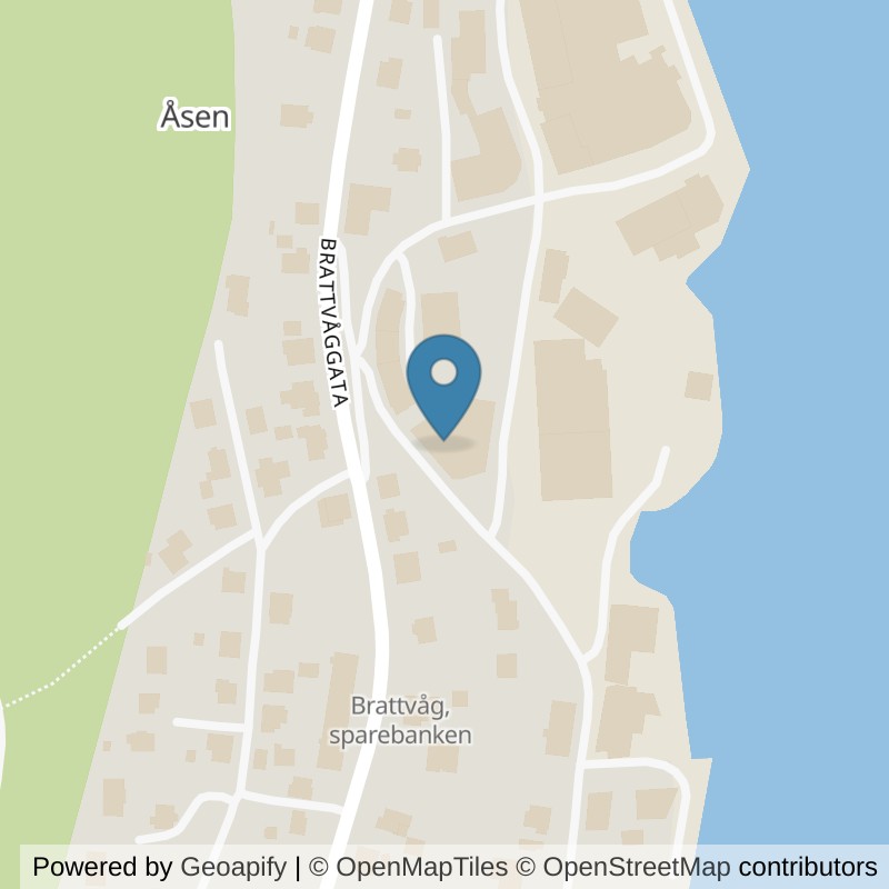 Map: location of MOVA Brattvåg in Brattvag
