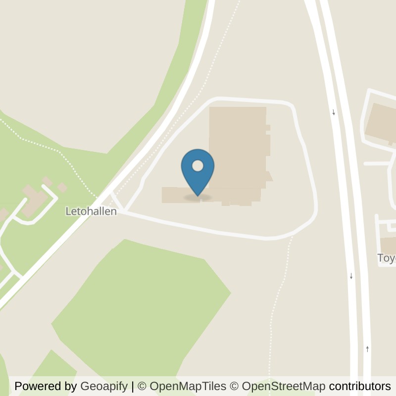 Map: location of MOVA Letohallen in Dal