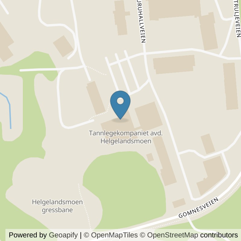 Map: location of MOVA Helgelandsmoen in Hønefoss
