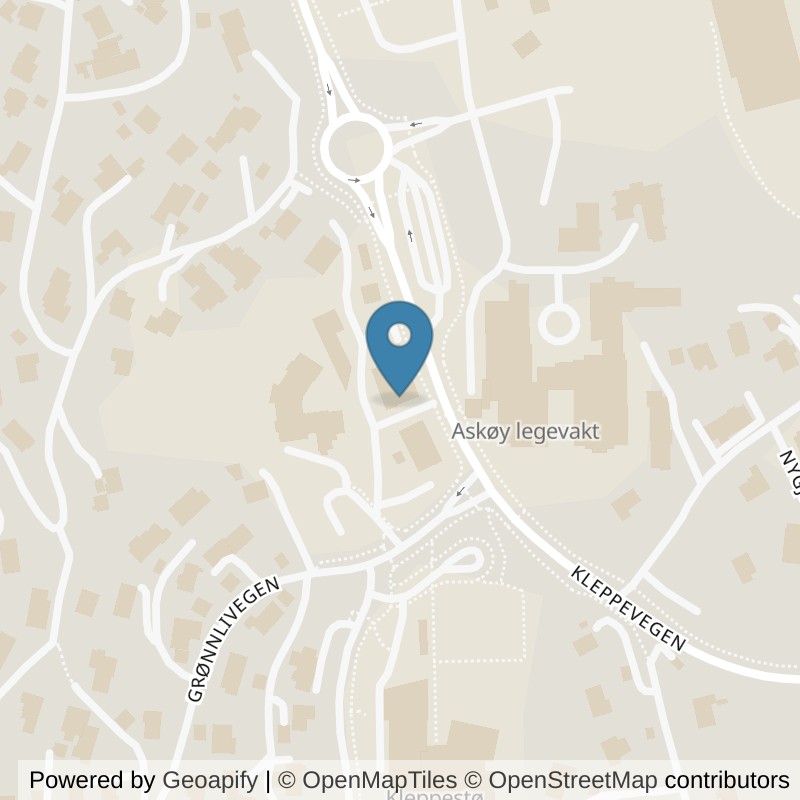 Map: location of MOVA Kleppestø in Kleppesto