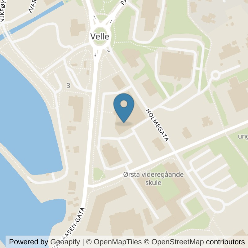 Map: location of MOVA Ørsta Holmegata in Orsta