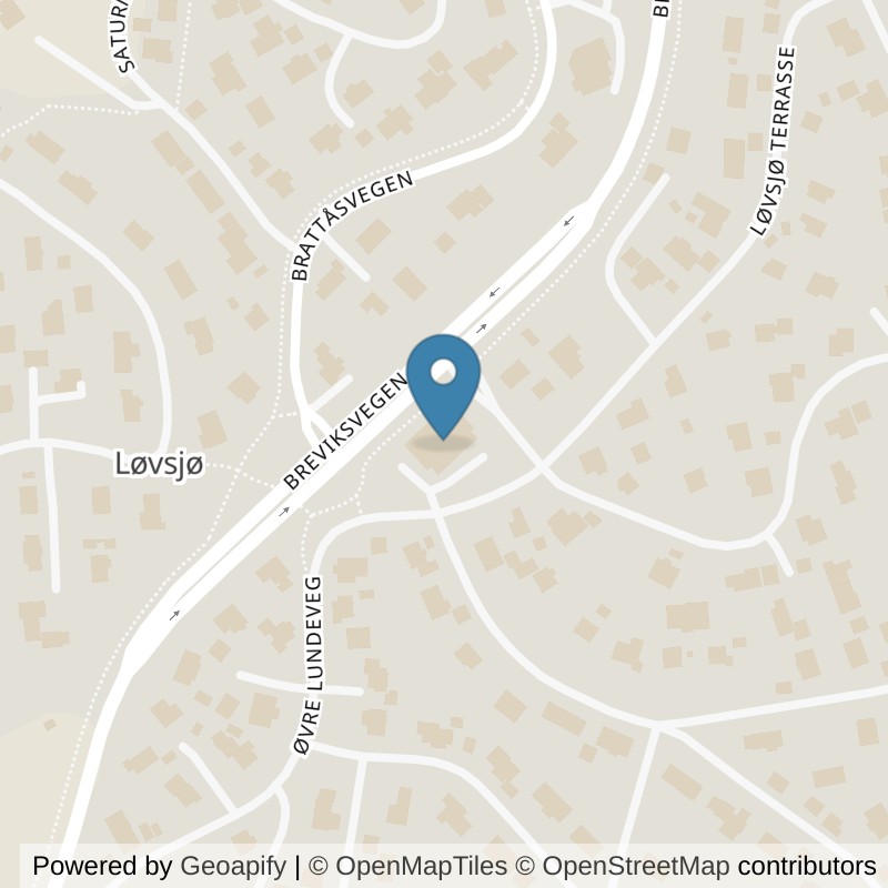 Map: location of MOVA Skjelsvik in Porsgrunn