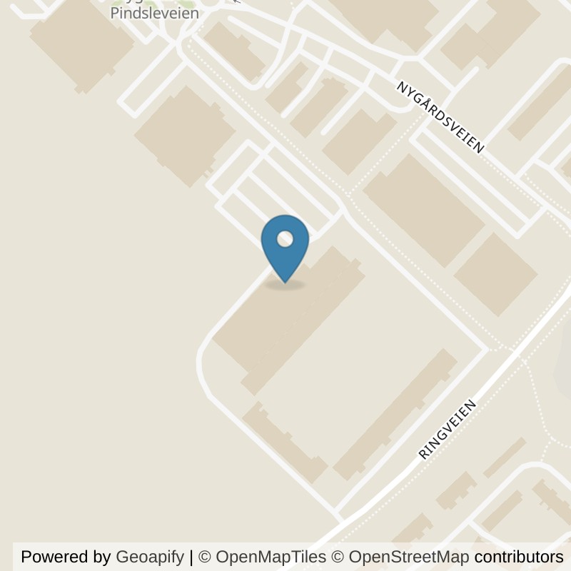 Map: location of MOVA Pindsle in Sandefjord