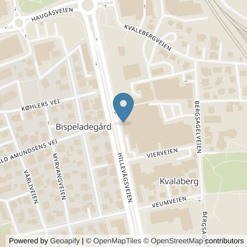 Map: location of MOVA Bikubå Stavanger in Stavanger