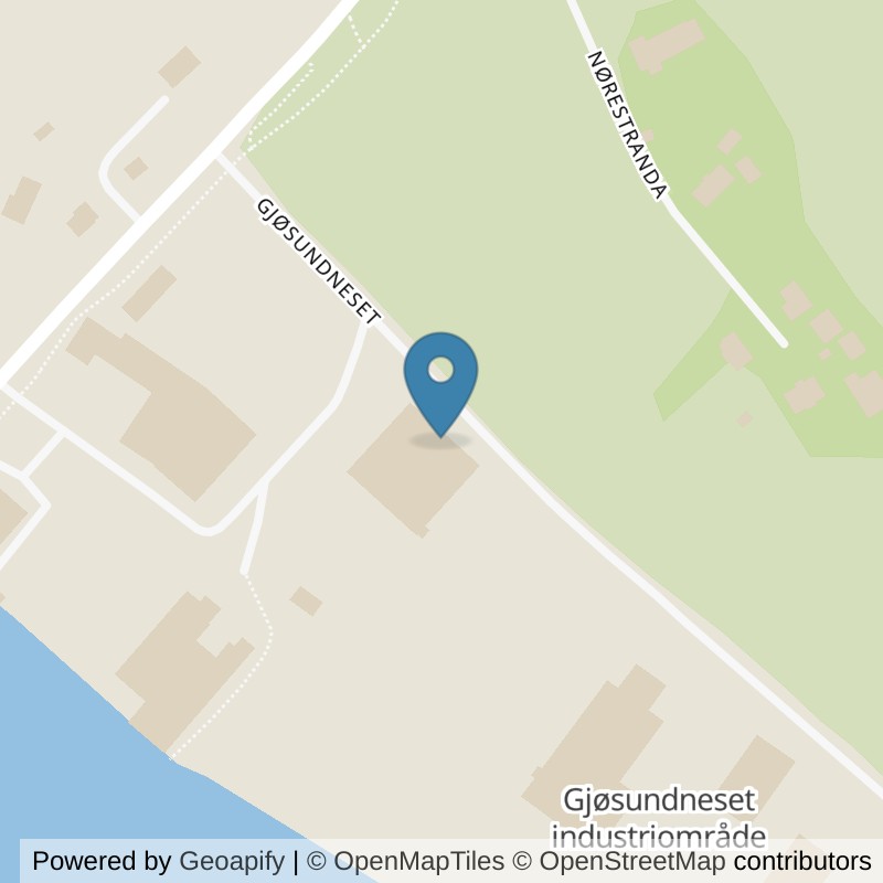 Map: location of MOVA Vigra in Vigra