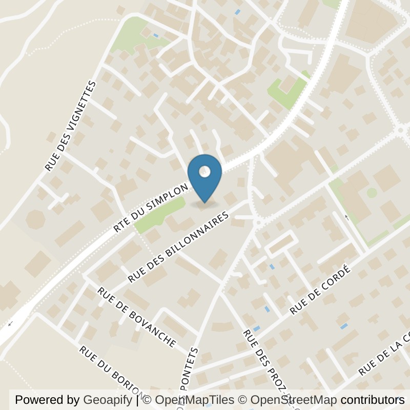 Map: location of Move Center Fitness - Ardon in Ardon
