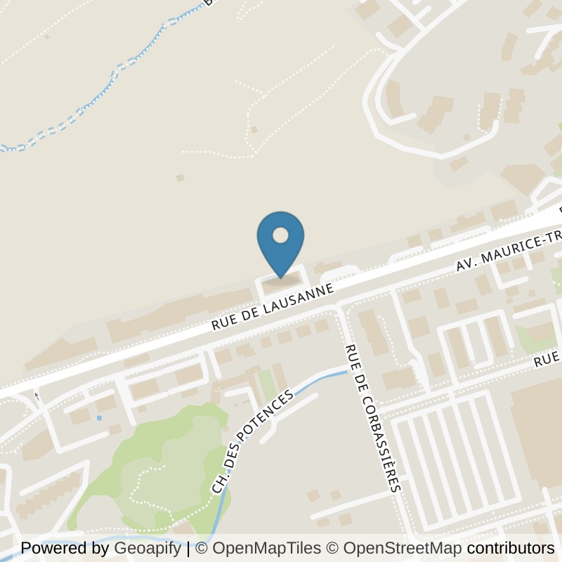 Map: location of Move Center Fitness - Sion in Sion
