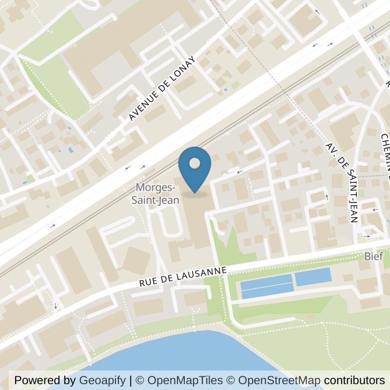 Map: location of Move & Shape in Morges