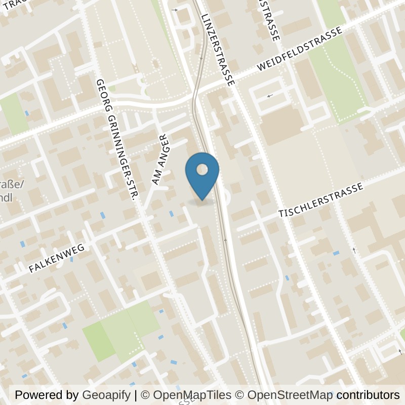 Map: location of Move Well in Traun