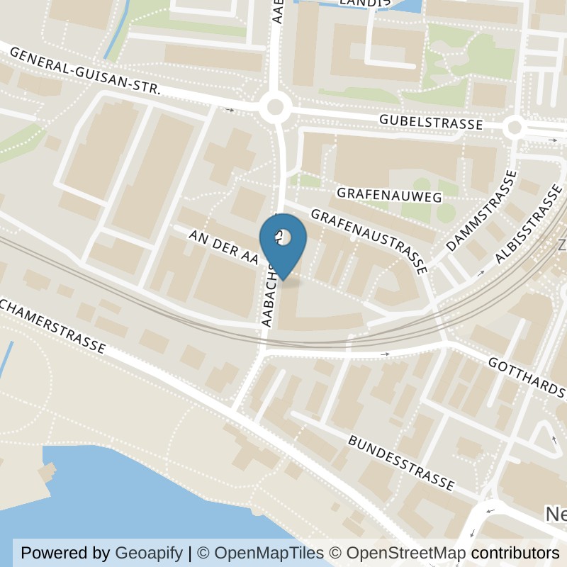 Map: location of Movement-Factory in Zug