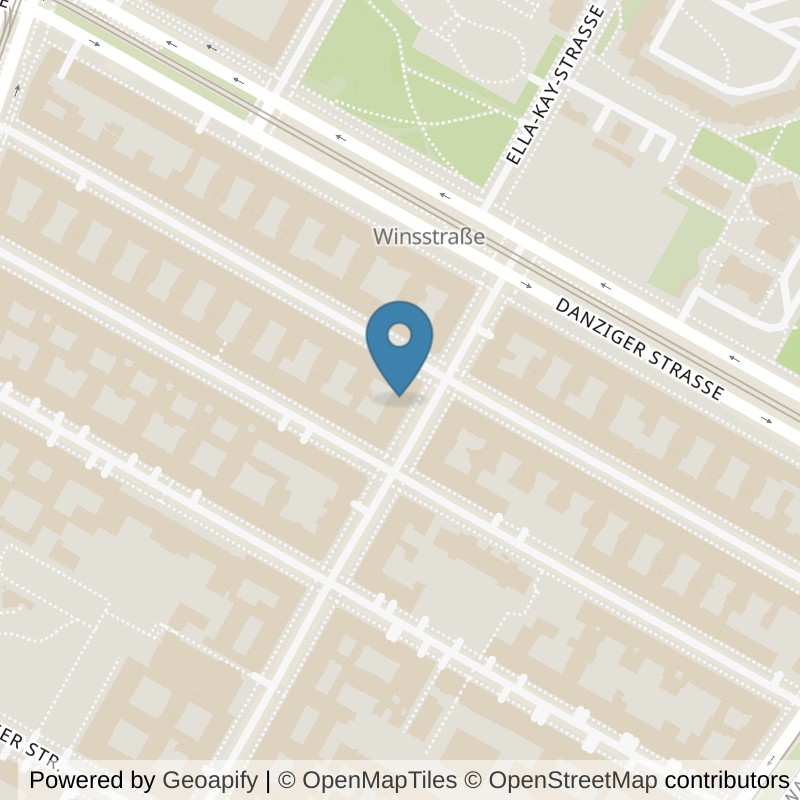 Map: location of Mrs.Sporty Club Berlin-Prenzlauerberg-Winsstraße in Berlin