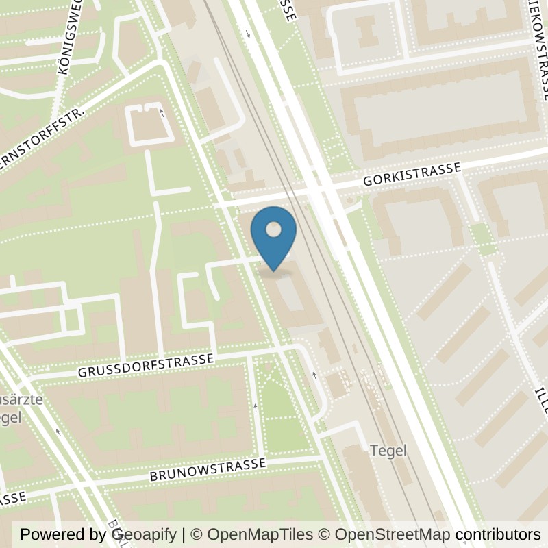 Map: location of Mrs.Sporty Club Berlin-Tegel in Berlin