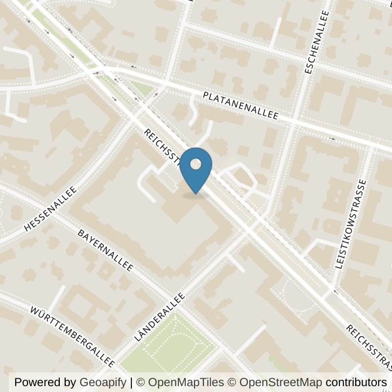 Map: location of Mrs.Sporty Club Berlin-Westend in Berlin
