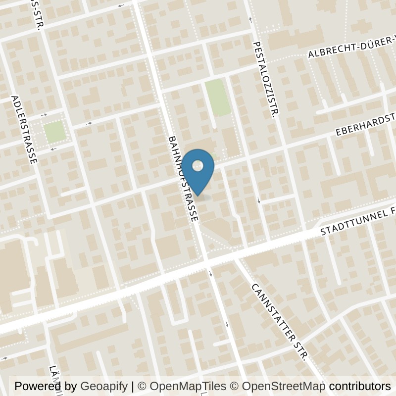 Map: location of Mrs.Sporty Club Fellbach in Fellbach