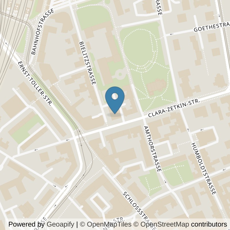 Map: location of Mrs.Sporty Club Gera in Gera