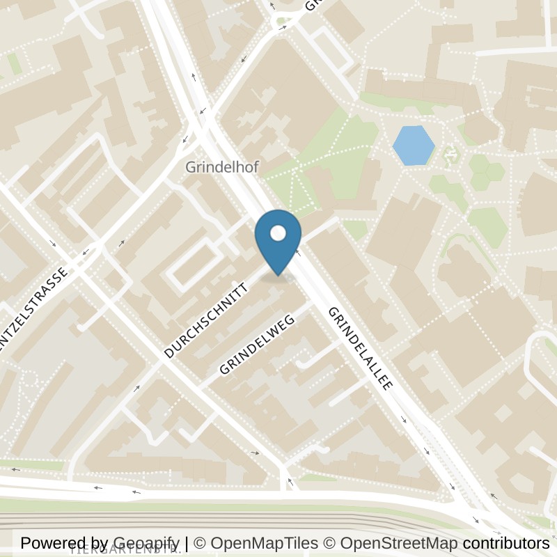 Map: location of Mrs.Sporty Club Hamburg-Rotherbaum in Hamburg