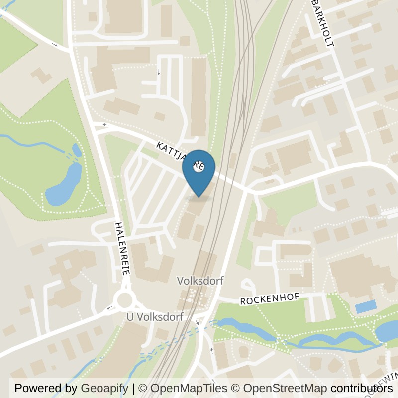 Map: location of Mrs.Sporty Club Hamburg-Volksdorf in Hamburg