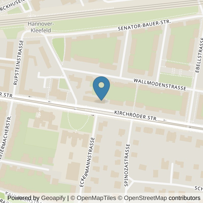 Map: location of Mrs.Sporty Club Hannover-Kleefeld in Hannover