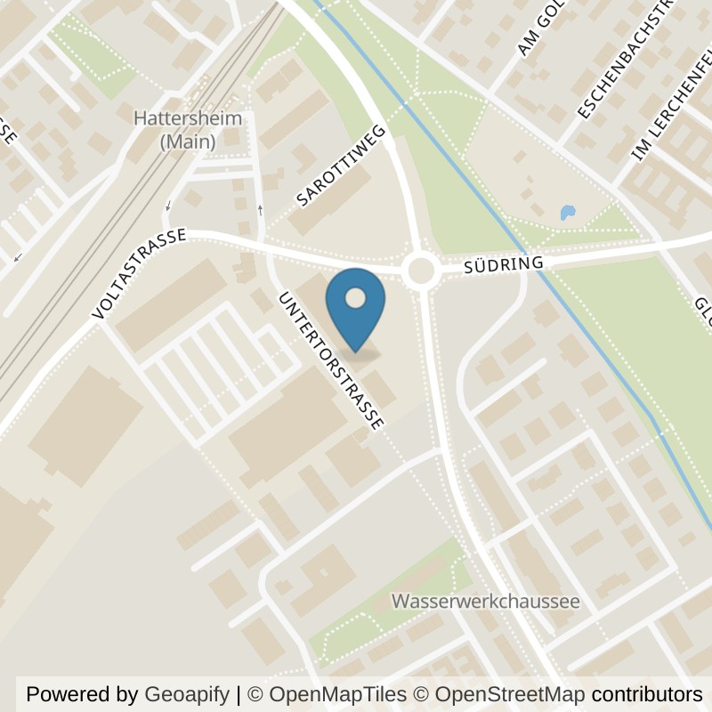 Map: location of Mrs.Sporty Club Hattersheim in Hattersheim am Main
