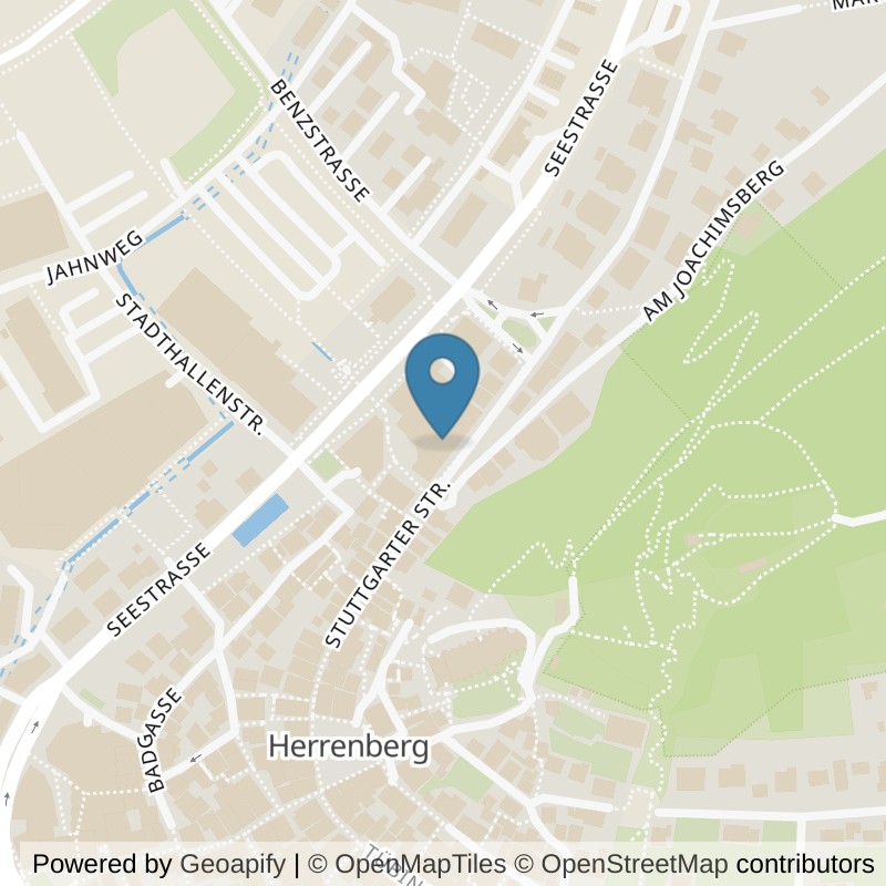 Map: location of Mrs.Sporty Club Herrenberg in Herrenberg