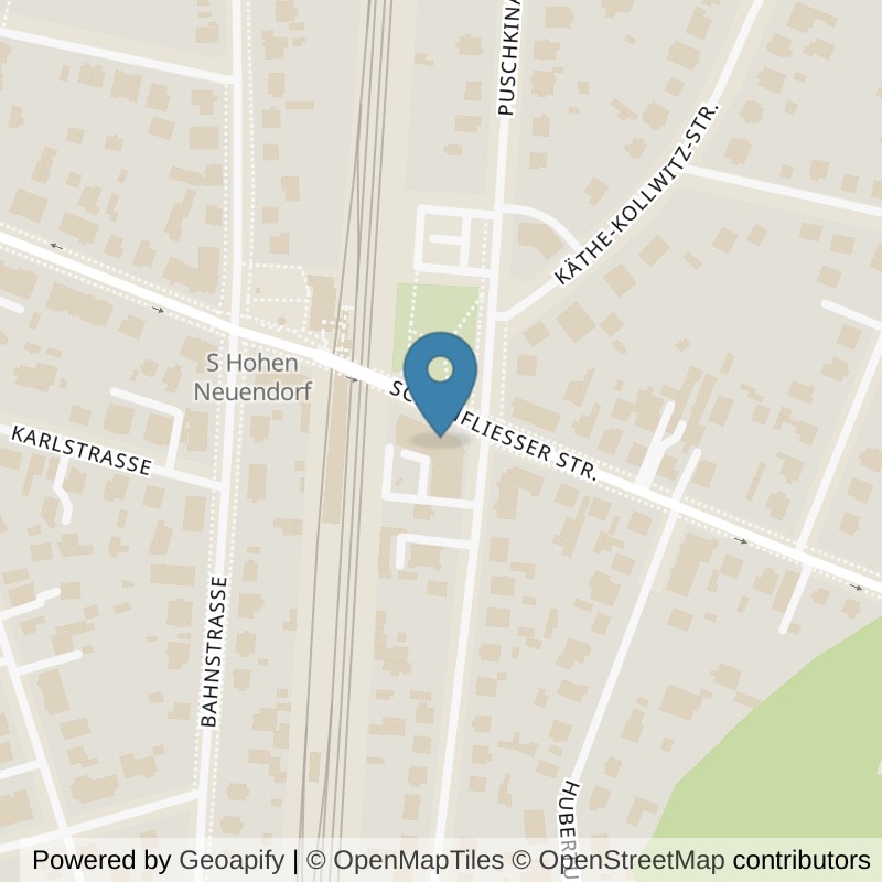 Map: location of Mrs.Sporty Club Hohen Neuendorf in Hohen Neuendorf
