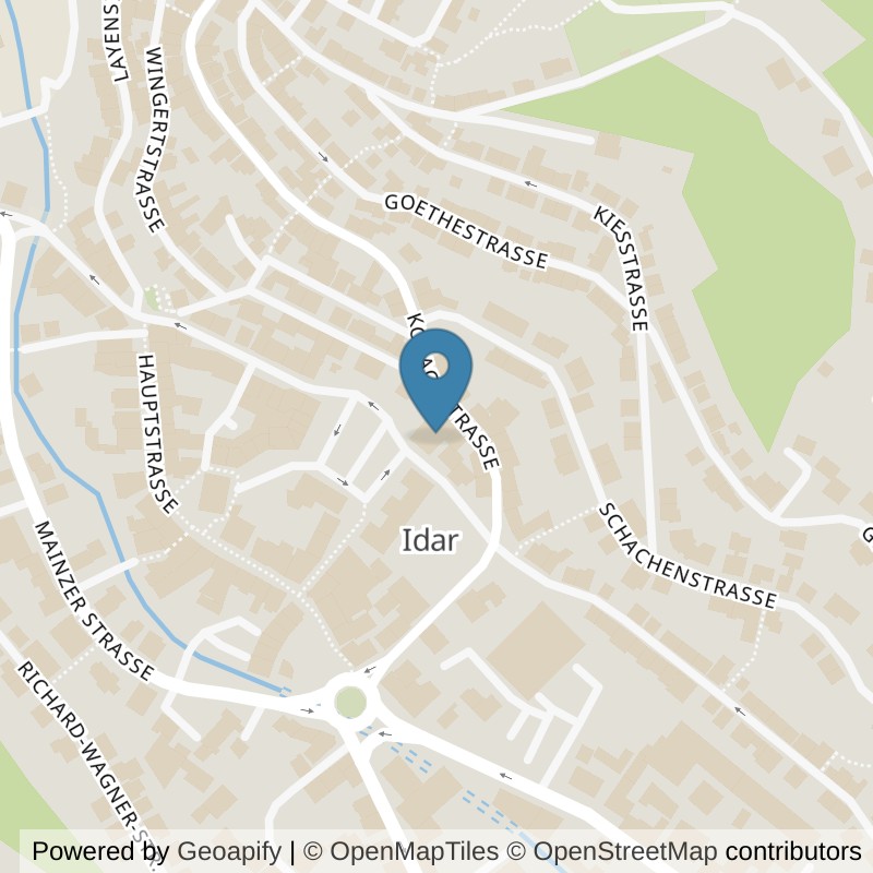Map: location of Mrs.Sporty Club Idar-Oberstein in Idar-Oberstein