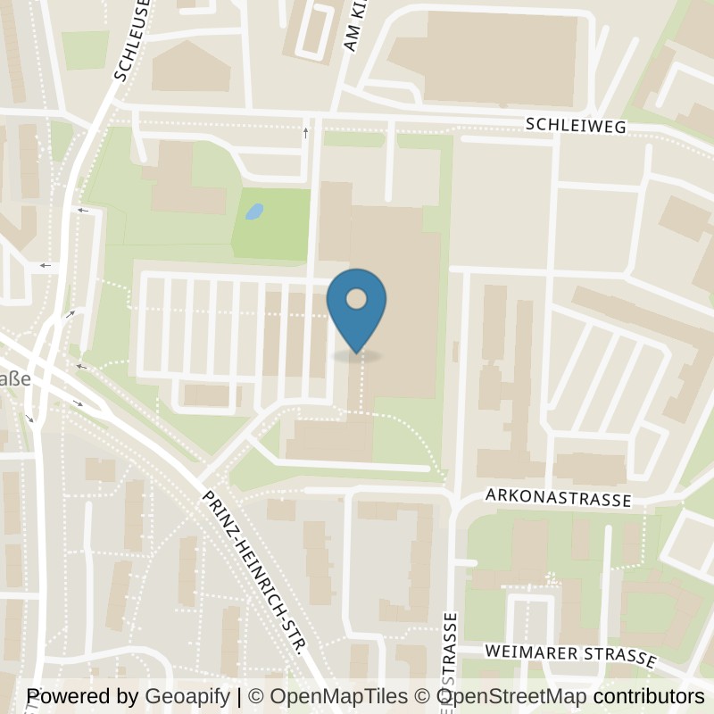 Map: location of Mrs.Sporty Club Kiel-Wik in Kiel