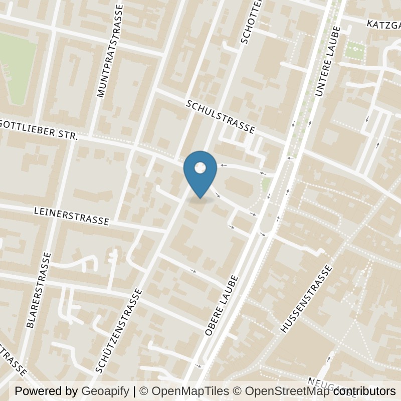 Map: location of Mrs.Sporty Club Konstanz-Paradies in Konstanz-Altstadt