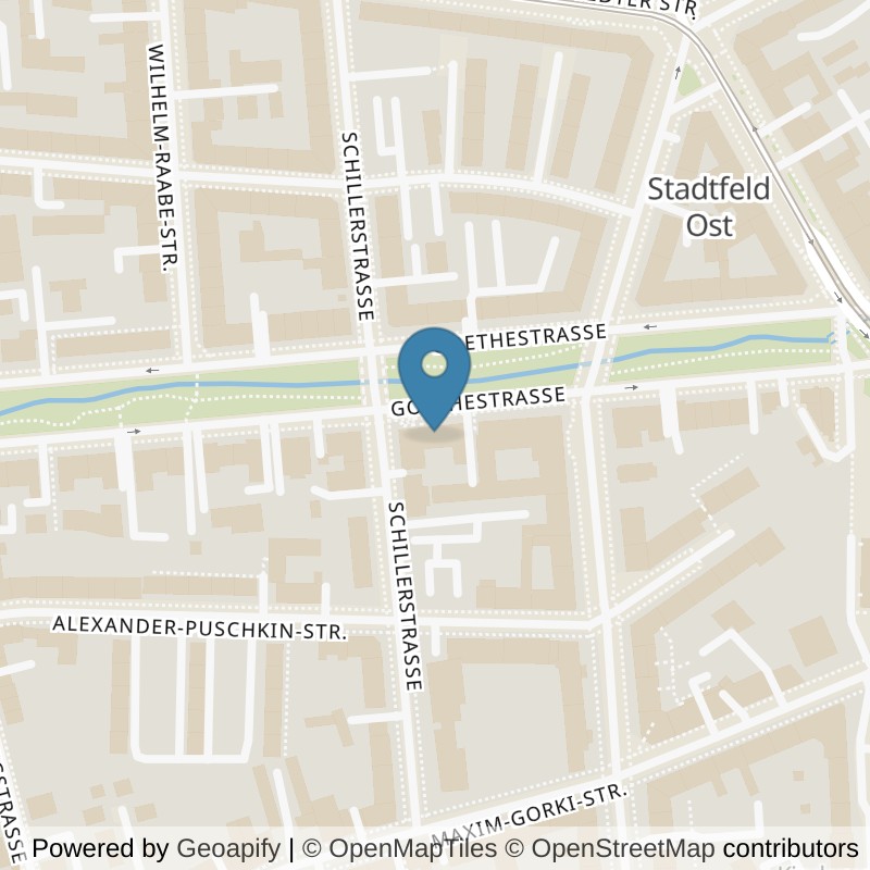 Map: location of Mrs.Sporty Club Magdeburg-Stadtfeld in Magdeburg