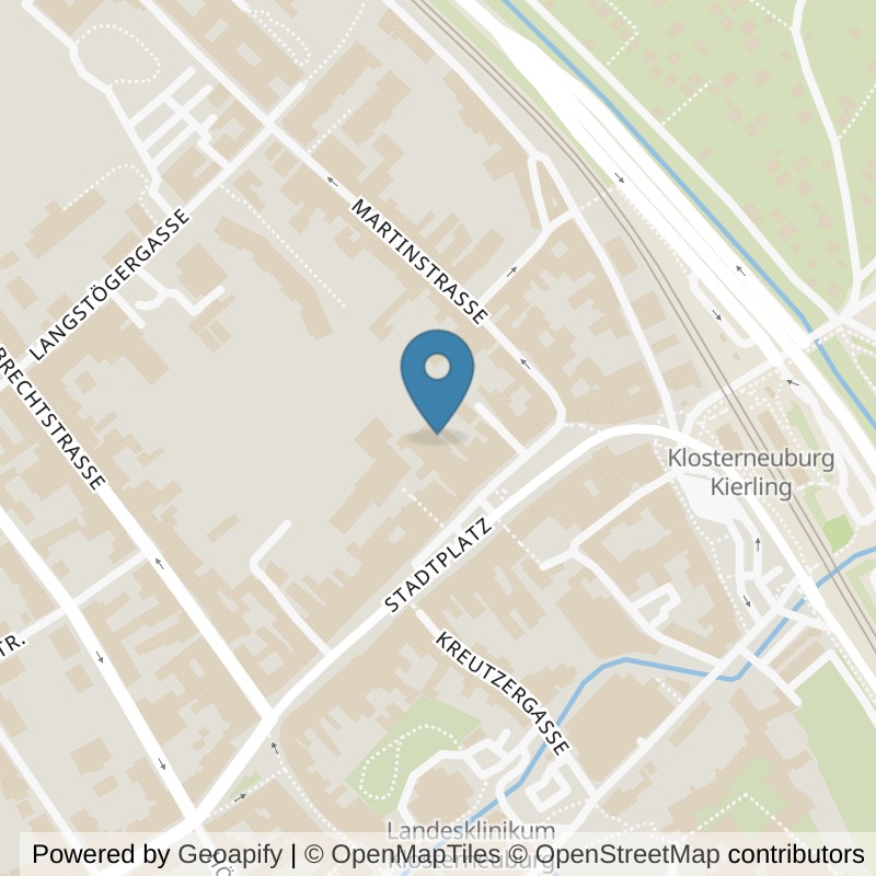 Map: location of Mrs.Sporty Club Klosterneuburg in Klosterneuburg