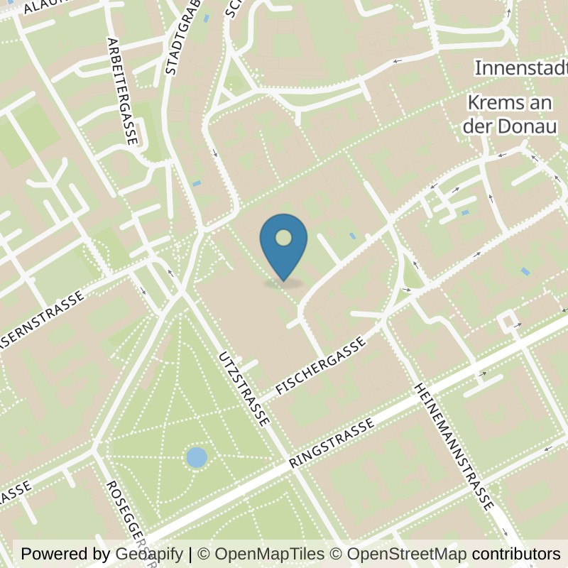 Map: location of Mrs.Sporty Club Krems-Stadtkern in Krems an der Donau