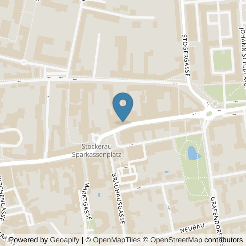 Map: location of Mrs.Sporty Club Stockerau in Stockerau