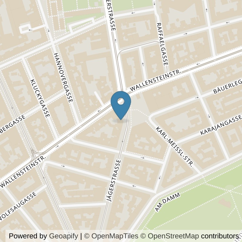 Map: location of Mrs.Sporty Club Wien-Brigittenau in Wien