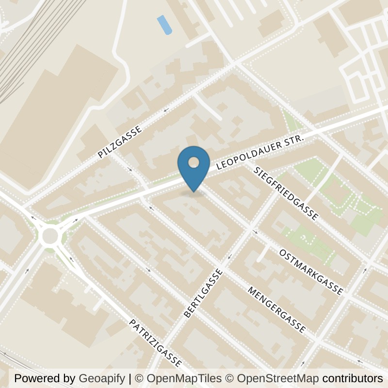 Map: location of Mrs.Sporty Club Wien-Donaufeld in Wien