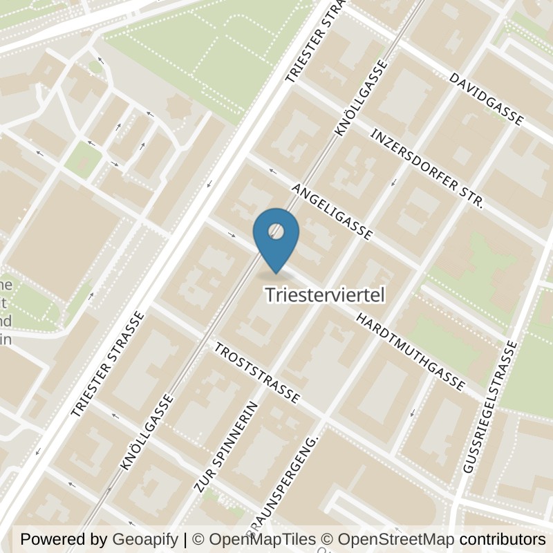 Map: location of Mrs.Sporty Club Wien-Favoriten II in Wien