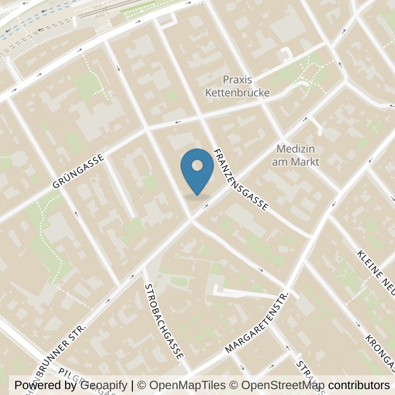 Map: location of Mrs.Sporty Club Wien-Margareten in Wien