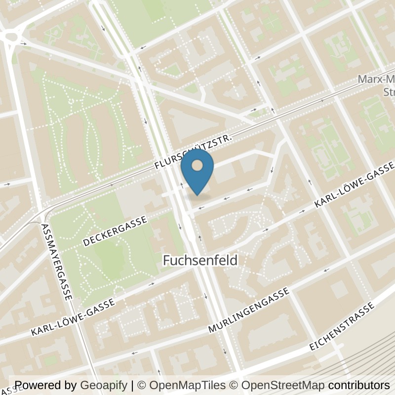 Map: location of Mrs.Sporty Club Wien-Meidling in Wien